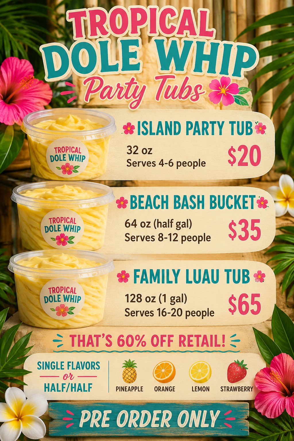 Dole Whip Party Tub