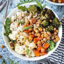Roasted Veggie Rice bowl (GF, DF, Vegan)